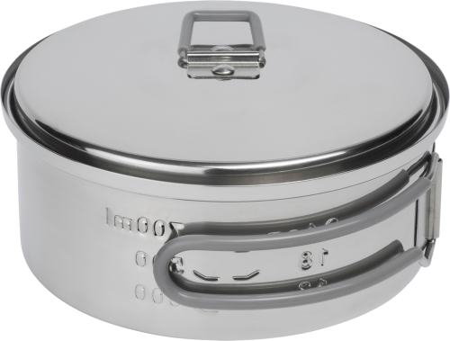 Esbit Edelstahl-Topf, 1100 ml - Camping-Töpfe