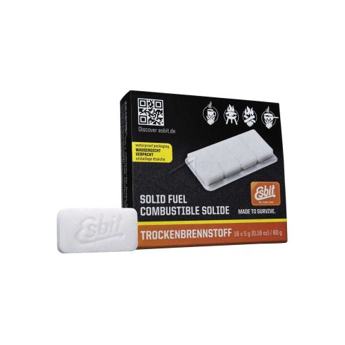 Esbit Trockenbrennstofftabletten 16 x 5 g für Taschenkocher - Grillanzünder und -Kohle
