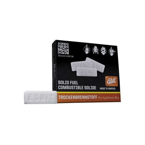Esbit Trockenbrennstofftabletten 20 x 4 g für Taschenkocher - Grillanzünder und -Kohle