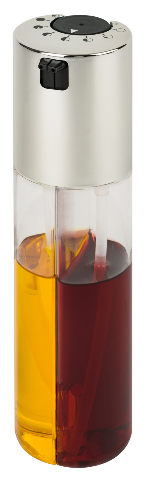 Essig-/Ölspender Duettomix silber - Gewürzstreuer & Flüssigkeitsspender von Duetto Mix