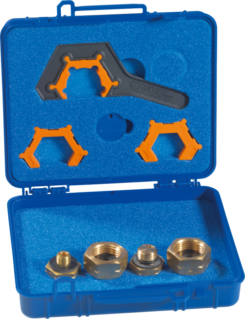 Euro-Set D G12 Professional mit Entnahme-Stutzen Nr.1-Nr.4 SV - Zubehör Flaschen & Kartuschen von GOK