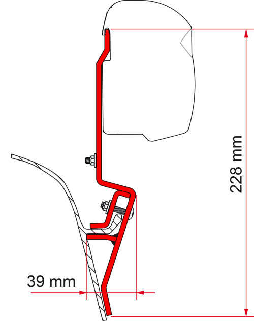 F45 Kit VW T3 - Markisenadapter von Fiamma