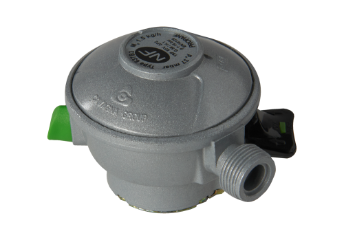 Favex Quick on Gasdruckregler Propan Niederdruck 37 mbar für Frankreich - Camping-Gasdruckregler von Fawo