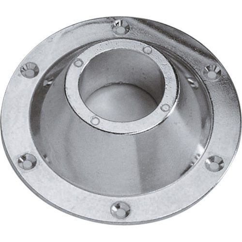 Fawo Aufschraub-Rosette Haltekonsole für Stecktischfuß poliert - Tischgestelle & Tischbeine