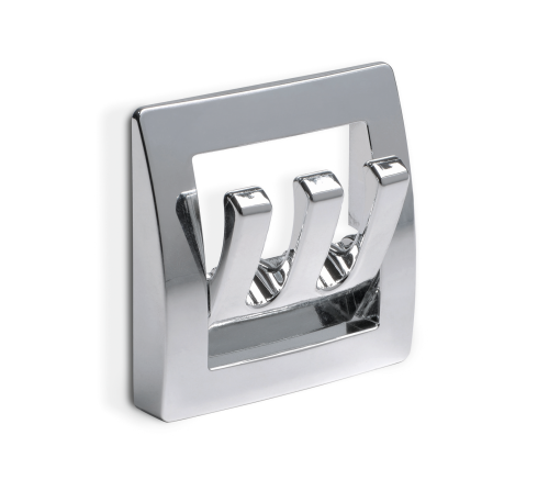 Fawo Kleiderhaken Garderobenhalter klappbar mit 3 Haken chrom  - Halterungen und Befestigungen