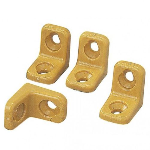 Fawo Möbelverbinder 4er Pack braun - Scharniere, Beschläge & Möbelzubehör