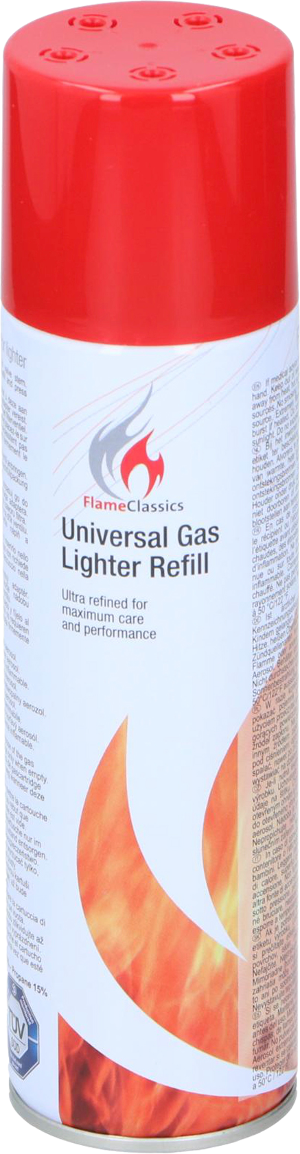 Feuerzeuggas Nachfüllung 250ml - Grillanzünder und -Kohle von Edco