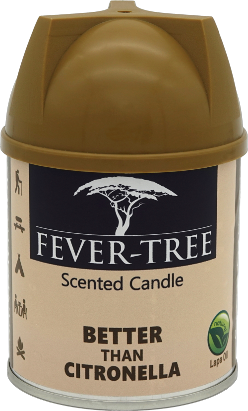 Fever-Tree Duftkerze gegen Fliegen und Stechmücken Sandelholz - Insektenabwehr & Mückenschutz