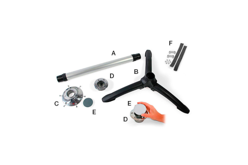 Fiamma Adapter Tube Pro Wandadapter für Fiamma Tube Pro Tischbeine - Möbelzubehör