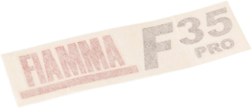 Fiamma Aufkleber für Markise F35pro - Farbe Deep Black Fiamma Ersatzteilnummer 98673-168 - Ersatzteile Zelte & Markisen