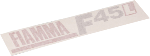 Fiamma Aufkleber für Markise F45L in Polar White / Titanium Fiamma Ersatzteilnummer 98673-089 - Ersatzteile Zelte & Markisen