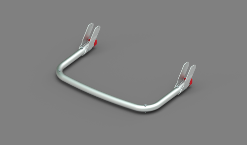 Fiamma Auflagebügel Kit passend für Carry Bike Lift 77 E-Bike - Fiamma Ersatzteilnummer 98656-820 - Ersatzteile Fahrzeug