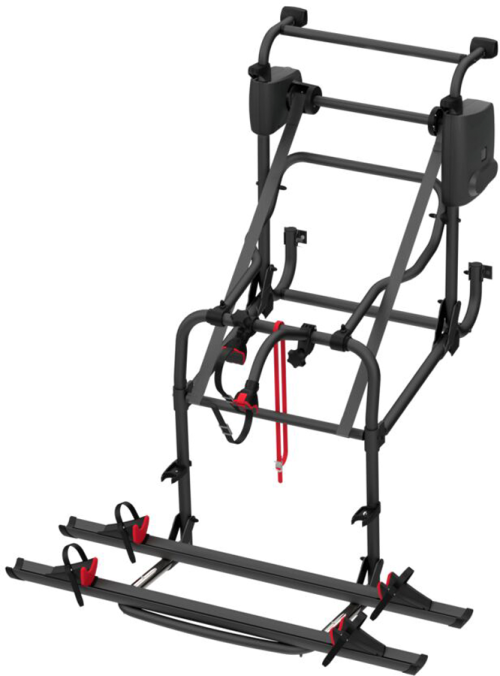Fiamma Carry-Bike Lift 77 Heck Fahrradträger Absenkbar um 77 cm für 2 Fahrräder / E-Bike geeignet schwarz motorisiert  - Heck-Fahrradträger