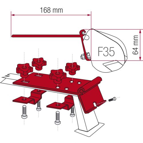 Fiamma F35 Pro Kit Standard - Markisenadapter