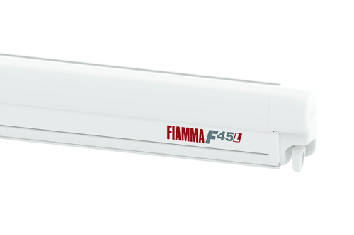 Fiamma F45L Wandmontage 550 cm (Polar White / Royal Blue) - Kassettenmarkisen
