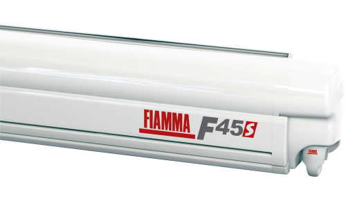 Fiamma F45s Wandmarkise 400 cm (Polar White / Royal Grey) - Kassettenmarkisen