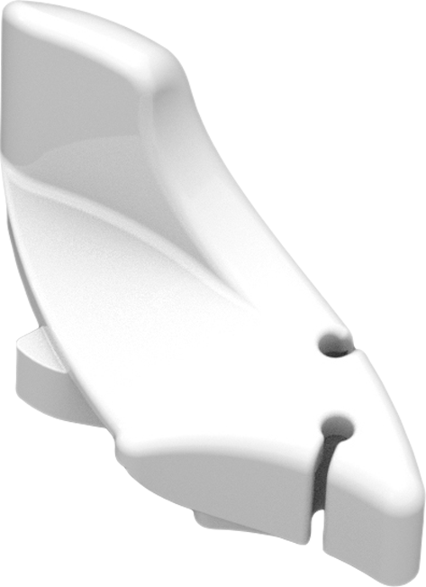 Fiamma Frontblendenverschluss für F65 L / Eagle weiß Fiamma Artikelnummer 98665-01-  - Ersatzteile Zelte & Markisen