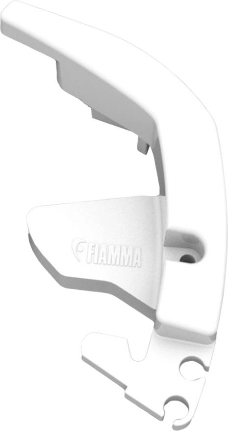 Fiamma Frontblendenverschluss links für Markise F80L - Farbe Polar White Fiamma Ersatzteilnummer 98673-272 - Ersatzteile Zelte & Markisen
