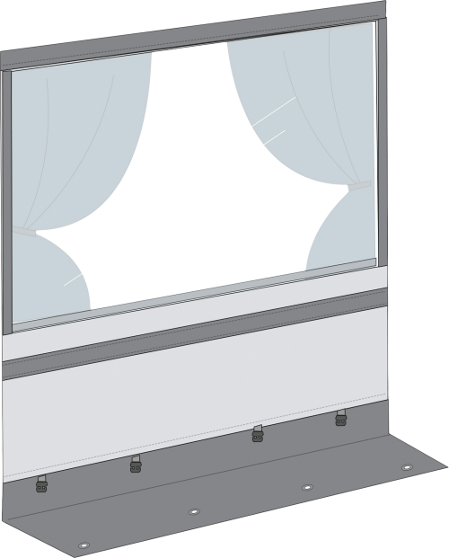 Fiamma Frontpanel für Privacy Room Light für F45 Markisen 100 cm - Wohnwagenvorzelte