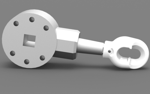 Fiamma Getriebe mit Öse für Fiamma F65 / L Markise - Weiteres Markisenzubehör