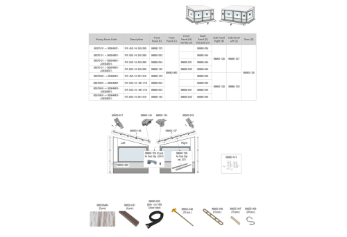 Fiamma Kit Fast Clip Ext 275 rechts für Markise F80L - Fiamma Ersatzteilnummer 98660-137 - Ersatzteile Zelte & Markisen