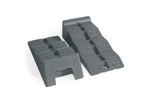 Fiamma Kit Level Up Auffahrkeile 2er Set grau Jumbo - Stufen- & Ausgleichskeile