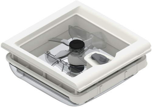 Fiamma Kit Turbo Vent 28F Nachrüstset Lüfter für Vent 28F 12 V 25 W - Ersatzteile Fiamma Dachhauben