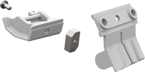 Fiamma Rafterhalter in Frontblende für Markise F45s 150-230 - Farbe Polar White Fiamma Ersatzteilnummer 98655-446 - Ersatzteile Zelte & Markisen