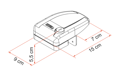 Fiamma Safe Door Frame Sicherheitsblock für Aussenschlösser schwarz - Türschlösser