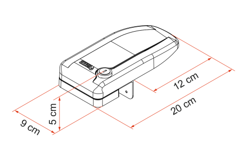 Fiamma Safe Door Magnum Frame Sicherheitsblock für Aussenschlösser weiß - Türschlösser