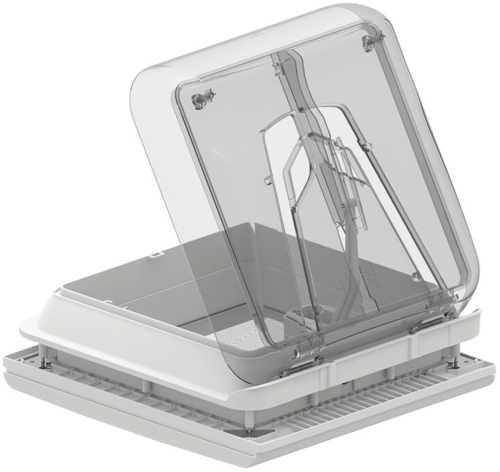 Fiamma Vent 28F Dachhaube 28 x 28 cm ohne Ventilator Crystal - Dachhauben