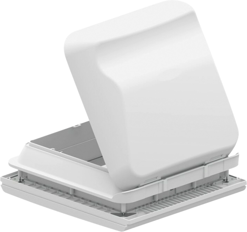 Fiamma Vent 28F Dachhaube 28 x 28 cm ohne Ventilator White - Dachhauben