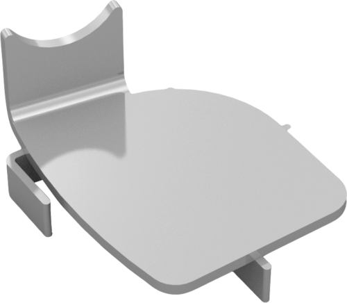 Fiamma Verschluss rechts für Markise F45Ti L - Farbe Titanium Fiamma Ersatzteilnummer 98655-439   - Ersatzteile Zelte & Markisen