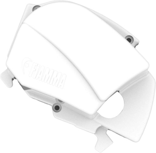 Fiamma linke Endkappe für Markise F80L 450 - 600 - Farbe Polar White Fiamma Ersatzteilnummer 98673-258 - Ersatzteile Zelte & Markisen