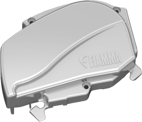 Fiamma rechte Endkappe für Markise F80L 450 - 600 - Farbe Titanium Fiamma Ersatzteilnummer 98673T256 - Ersatzteile Zelte & Markisen