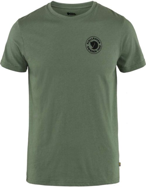 Fjällräven 1960 Logo Herren Kurzarmshirt dunkelgrün L - Herrenshirts, -hemden & -pullover