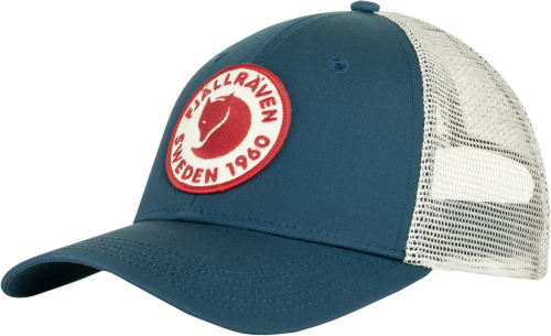 Fjällräven 1960 Logo Langtradarkeps Cap blau S-M - Hüte & Mützen