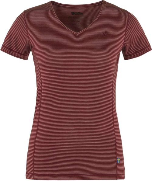 Fjällräven Abisko Cool Damen Funktionsshirt dunkelrot XS - Damenshirts, -blusen & -pullover