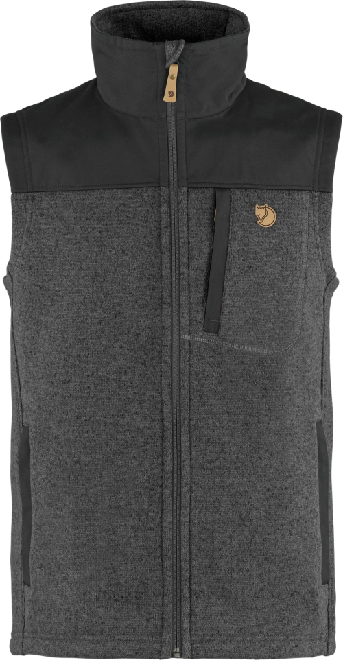 Fjällräven Buck Herren Fleeceweste dunkelgrau XL - Herrenjacken