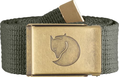 Fjällräven Canvas Brass Belt Gürtel 4 cm  dunkelgrau  - Handschuhe, Gürtel & Sonstiges