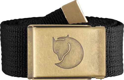 Fjällräven Canvas Brass Belt Gürtel 4 cm  schwarz  - Handschuhe, Gürtel & Sonstiges