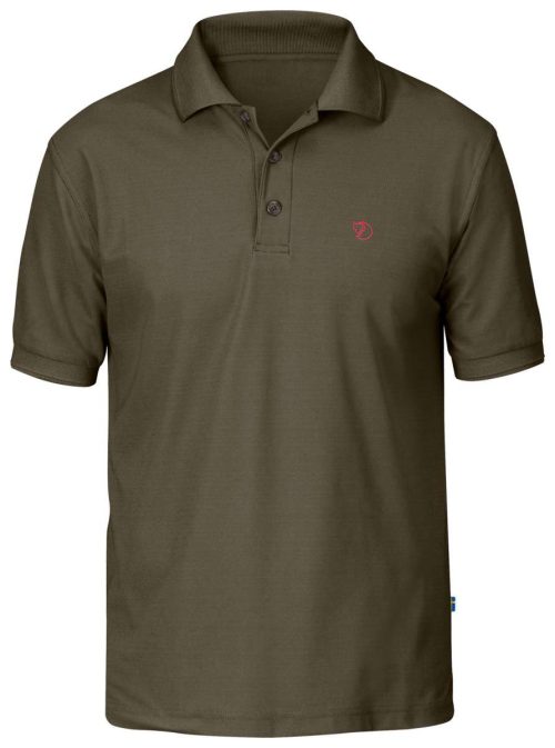 Fjällräven Crowley Pique Herren Polohemd olive M - Herrenshirts, -hemden & -pullover