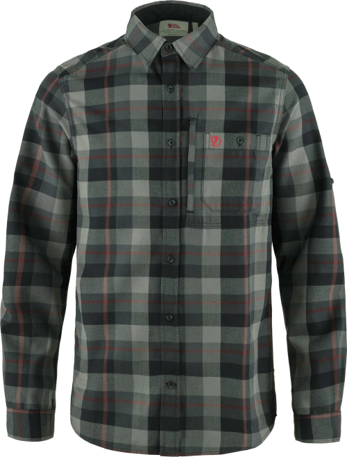 Fjällräven Fjällglim Herren Flanellhemd dunkelgrau M - Herrenshirts, -hemden & -pullover