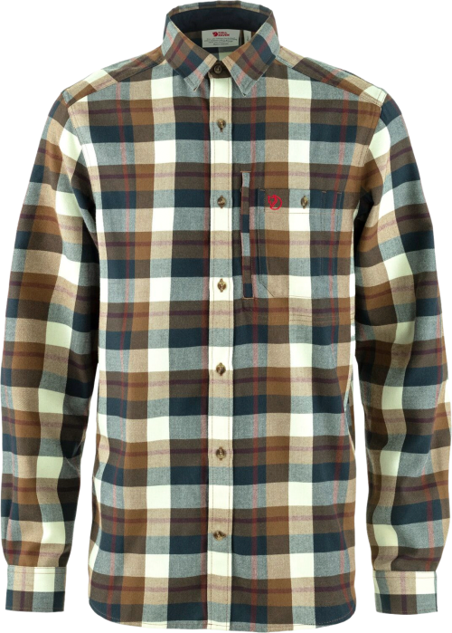 Fjällräven Fjällglim Herren Flanellhemd hellbraun L - Herrenshirts, -hemden & -pullover