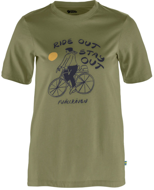 Fjällräven Hoja Iväg Damen Kurzarmshirt grün XL - Damenshirts, -blusen & -pullover