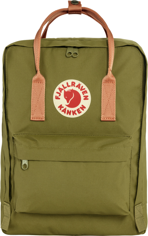 Fjällräven Kanken Tagesrucksack 16 Liter Green-Peach Sand - Tagesrucksäcke & Wanderrucksäcke