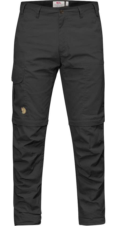 Fjällräven Karl Pro Zip-Off Herrenhose dunkelgrau 46 - Herrenhosen & -shorts