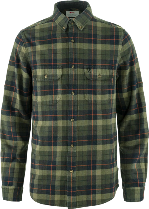 Fjällräven Singi Heavy Herren Flannelhemd schwarz XXL - Herrenshirts, -hemden & -pullover