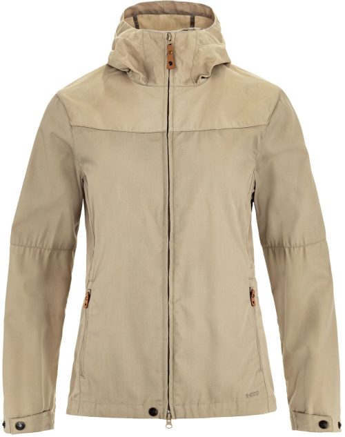 Fjällräven Stina Damen Outdoorjacke beige S - Damenjacken