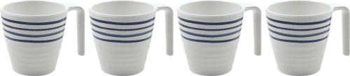 Flamefield Azure Melamin Tassen 300 ml 4-tlg. - Becher & Tassen